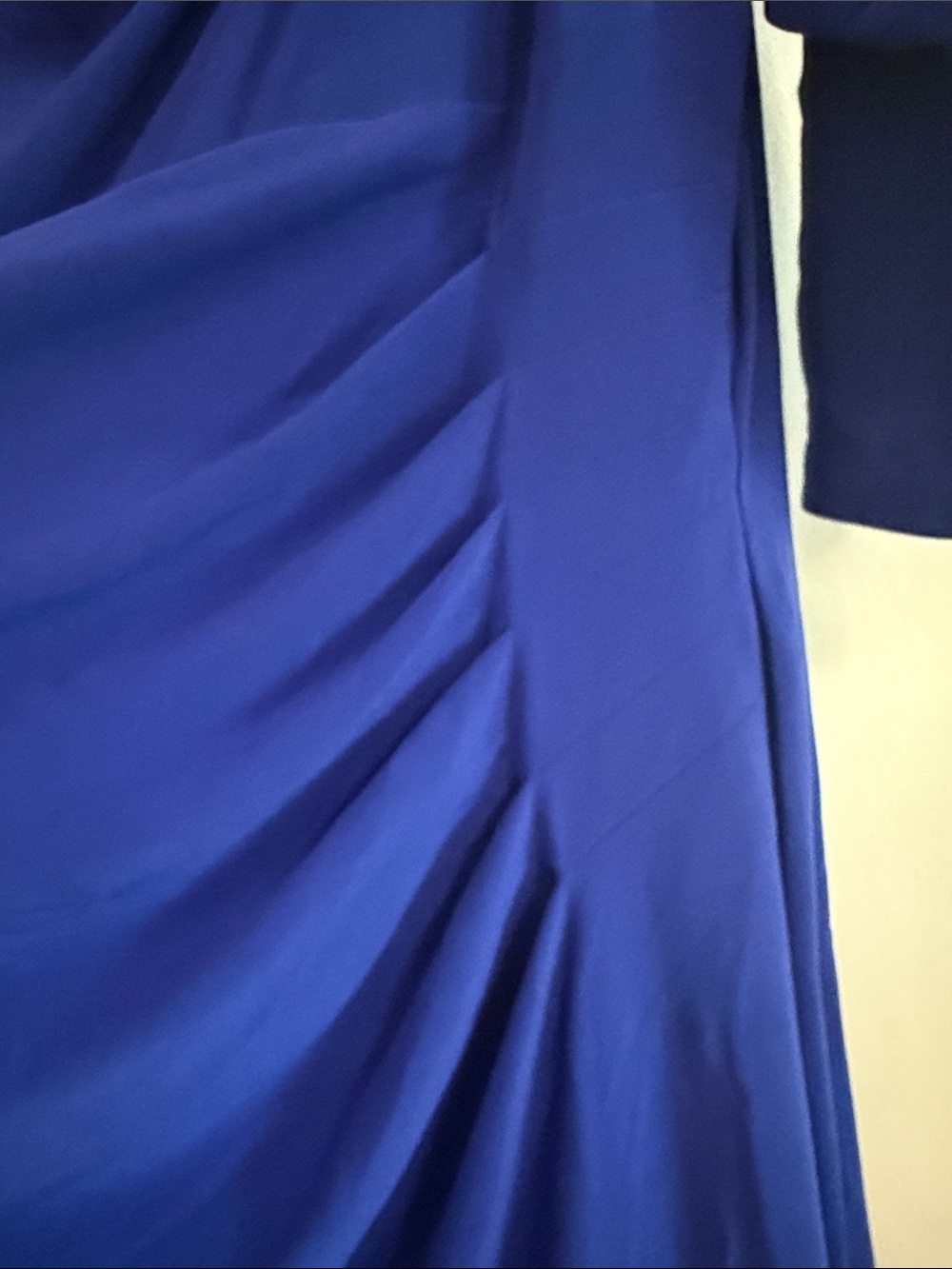 Ralph Lauren Cowl-Neck Midi Dress in Royal Blue - Picture 3 of 6